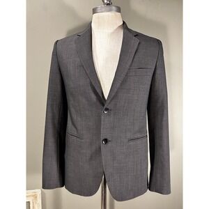 Theory Xylo NP Tailor Mens 38S Brown  Wool Blend Blazer Suit Jacket Sport Coat